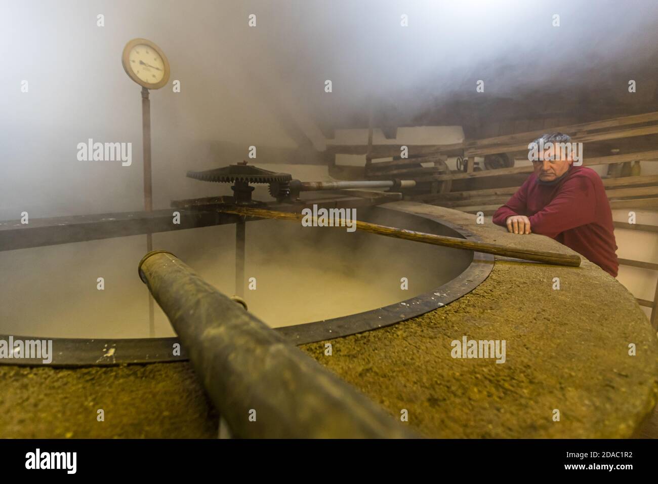 Traditionelle Zoigl Brauerei in Falkenberg, Deutschland Stockfoto
