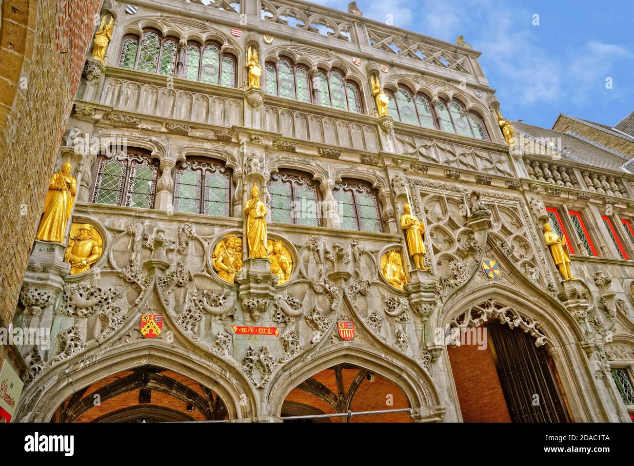 Schatzkammer der Basilika des Heiligen Blutes in Brügge, Belgien. Stockfoto