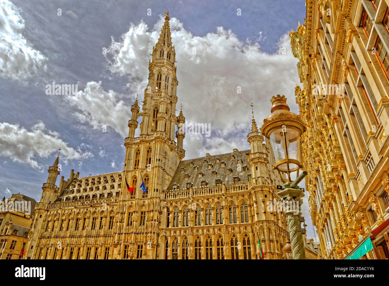 The Grande Place, Brüssel, Belgien. Stockfoto