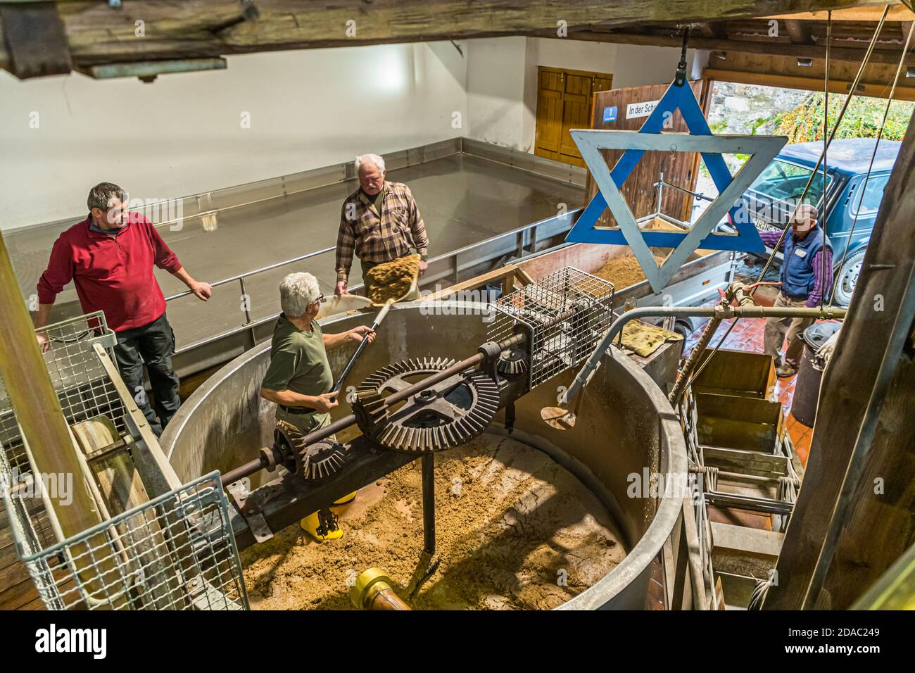 Traditionelle Zoigl Brauerei in Falkenberg, Deutschland Stockfoto