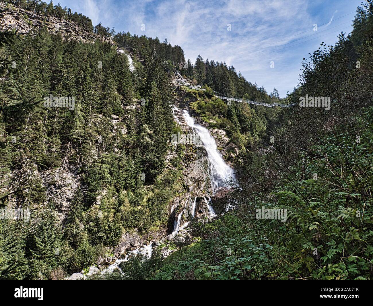 Der Stuibenfall im Ötztal in Tirol Stockfoto