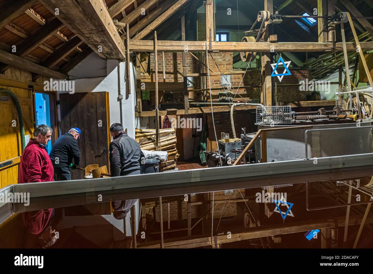 Traditionelle Zoigl Brauerei in Falkenberg, Deutschland Stockfoto