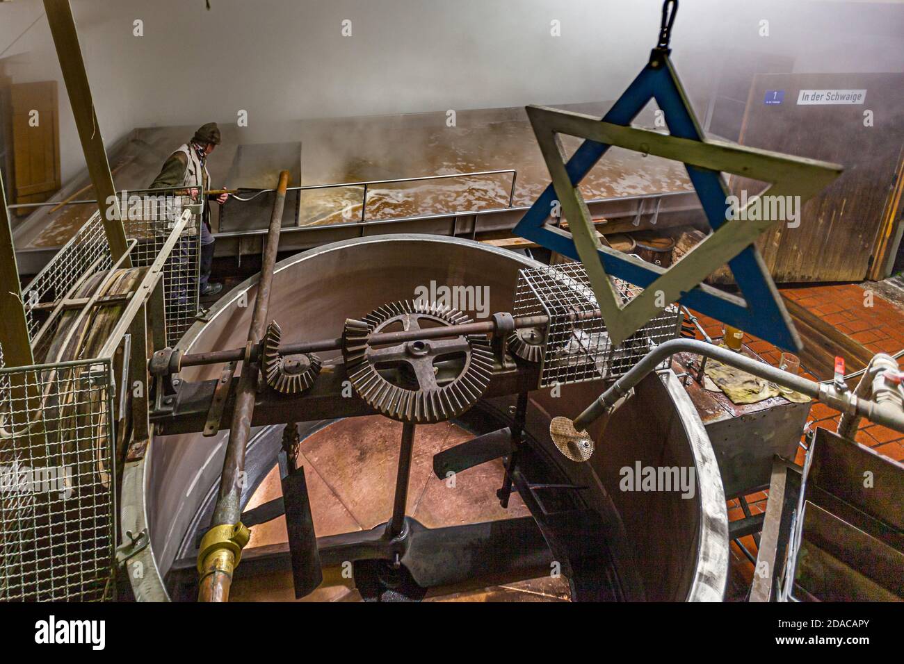 Traditionelle Zoigl Brauerei in Falkenberg, Deutschland Stockfoto