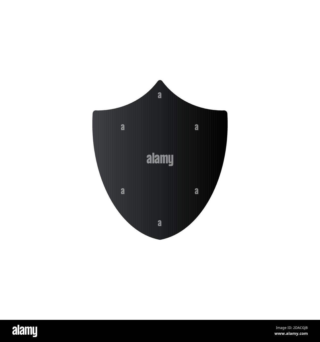 Vector-Schutzschild. Schutzkonzept. Sperren. Vektordarstellung auf weißem Hintergrund isoliert. Stock Vektor