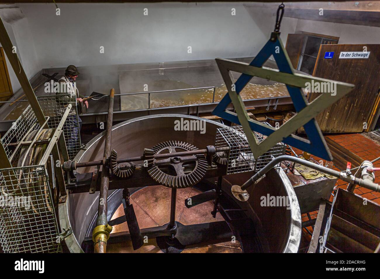 Traditionelle Zoigl Brauerei in Falkenberg, Deutschland Stockfoto