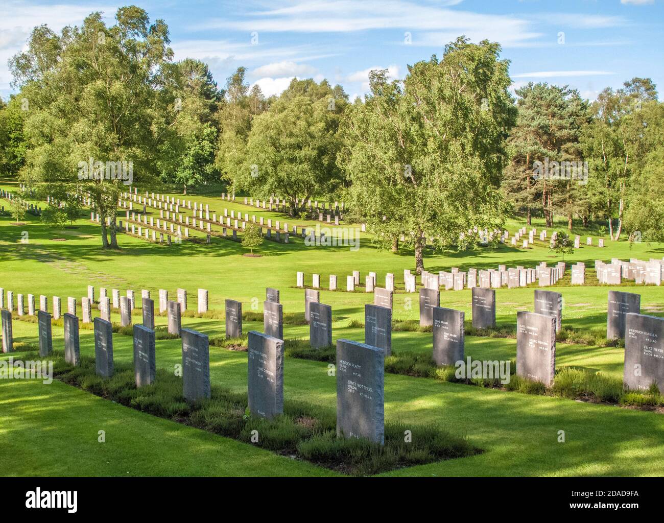 Deutscher Kriegsfriedhof, Cannock Chase, Staffordshire, England, Großbritannien Stockfoto