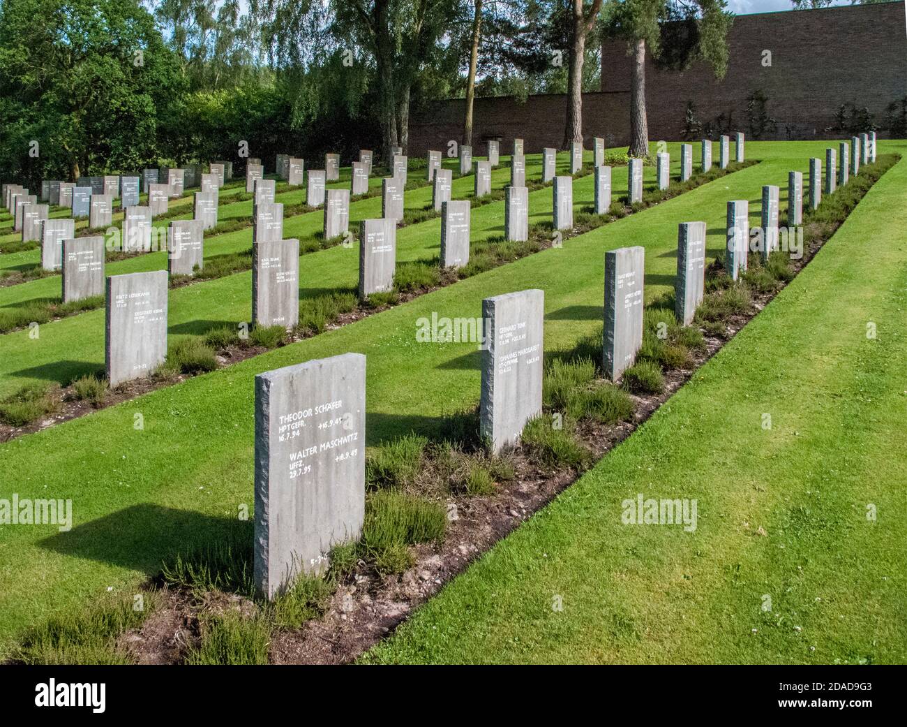 Deutscher Kriegsfriedhof, Cannock Chase, Staffordshire, England, Großbritannien Stockfoto