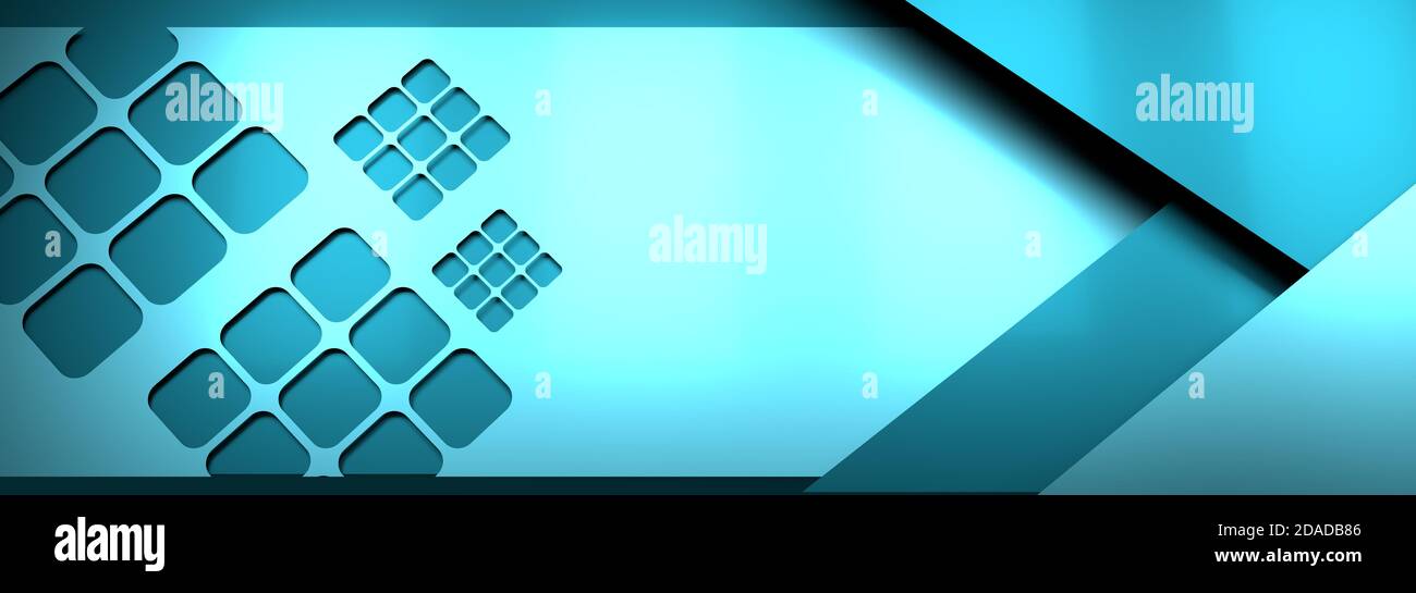 Abbildung des Geometriebanners Stockfoto