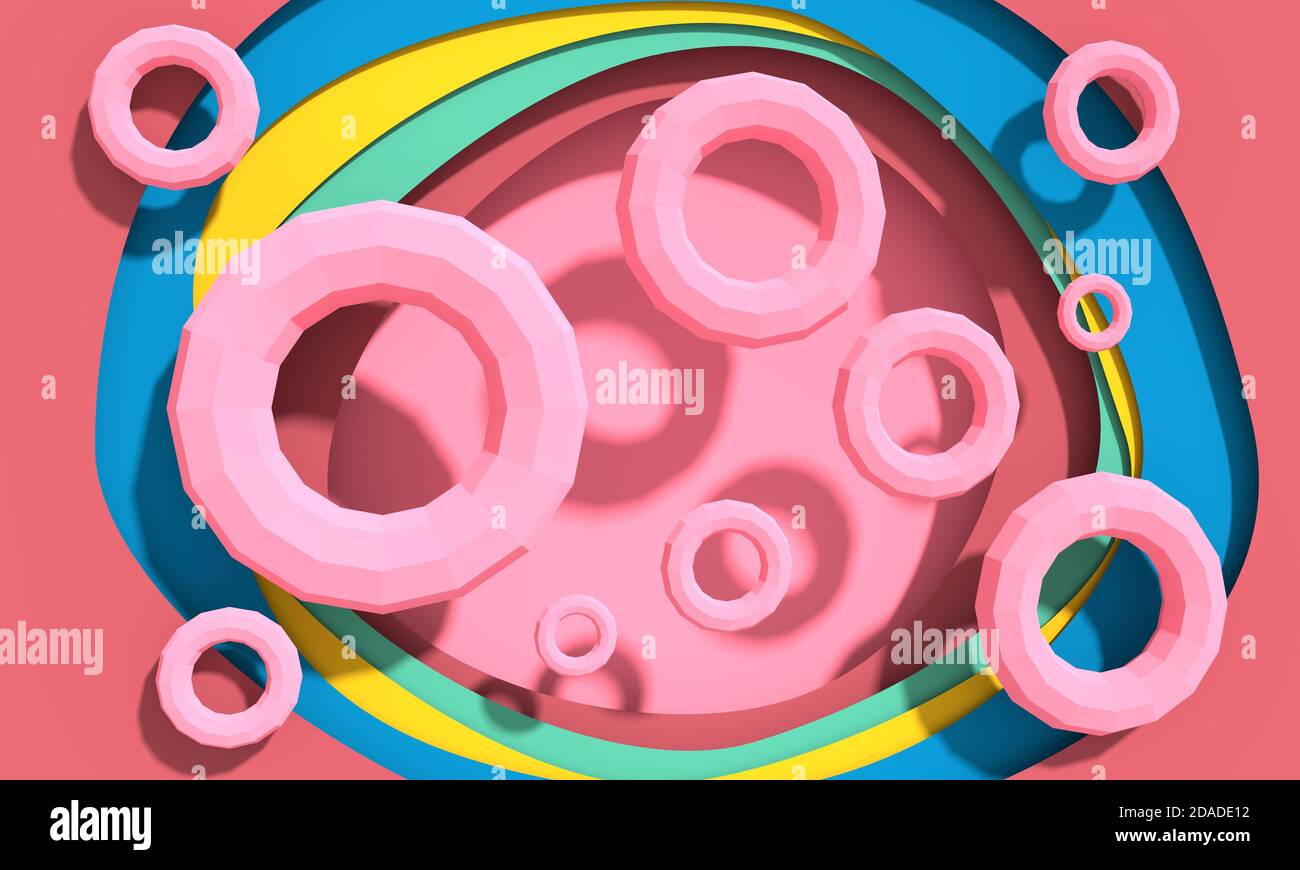 Abstrakte Geometrie Form Stockfoto