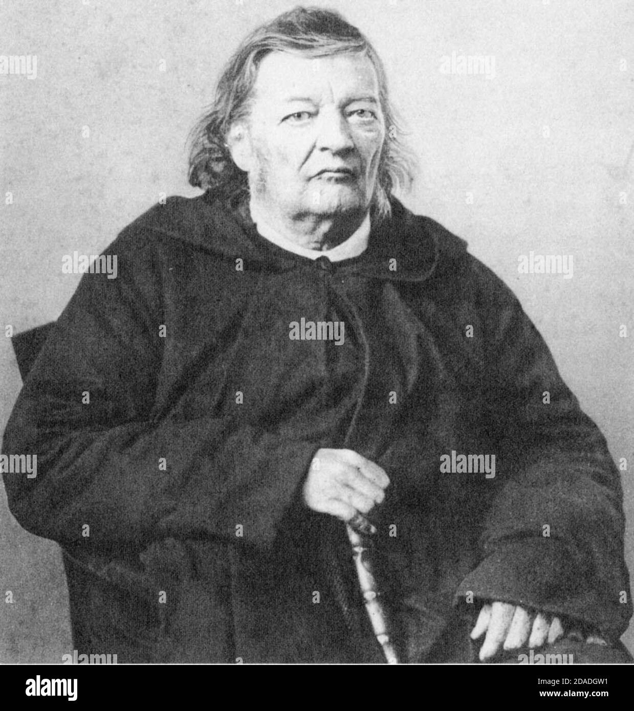 Justinus Andreas Christian Kerner (18. September 1786, in Ludwigsburg, Baden-Württemberg, Deutschland – 21. Februar 1862, in Weinsberg, Baden-Württemberg) war ein deutscher Dichter, Praktizierender Arzt und medizinischer Schriftsteller. Er gab die erste detaillierte Beschreibung des Botulismus. Stockfoto