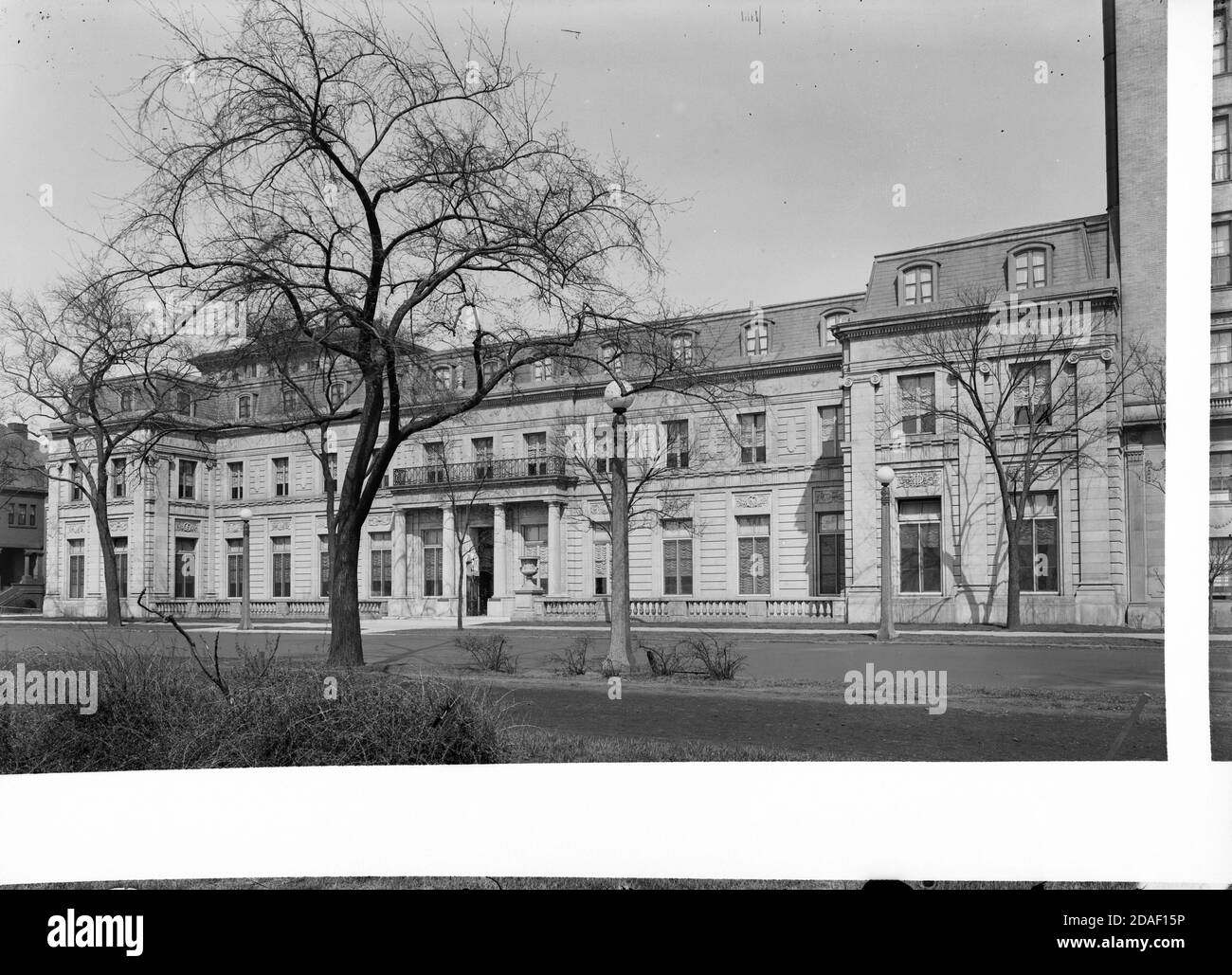Außenansicht des Illinois Life Building, Architekt Holabird und Roche, in Chicago, Illinois, um 1923-1936. Stockfoto