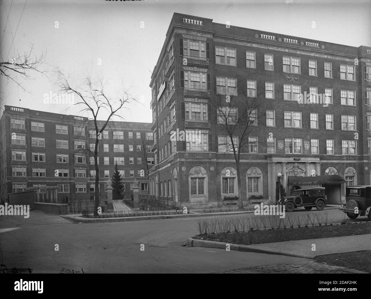 Granada Hotel, Architekt Olsen und Urbain, 525 West Arlington Place, in Chicago, Illinois, ca. 1923-1936. Stockfoto