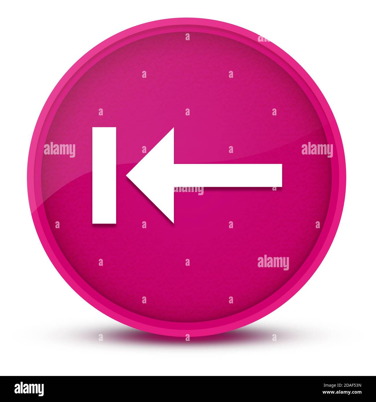 Zurück luxuriöse glänzend rosa Runde Knopf abstrakte Illustration Stockfoto