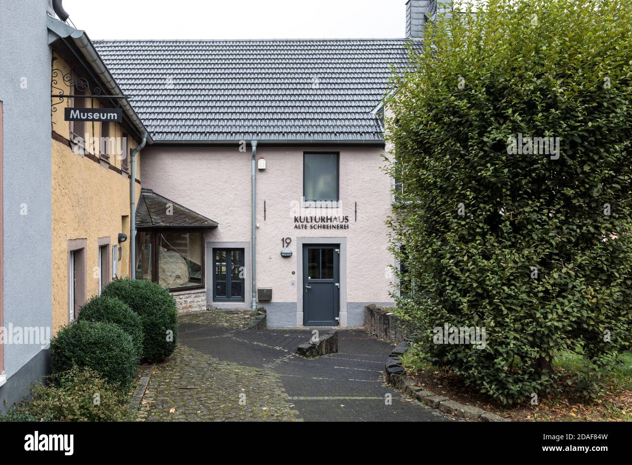 Museum und Kulturzentrum Alte Schreinerei Stockfoto