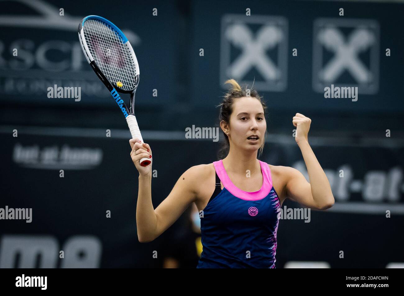 Oceane Dodin von Frankreich im Kampf gegen Jil Teichmann von Die