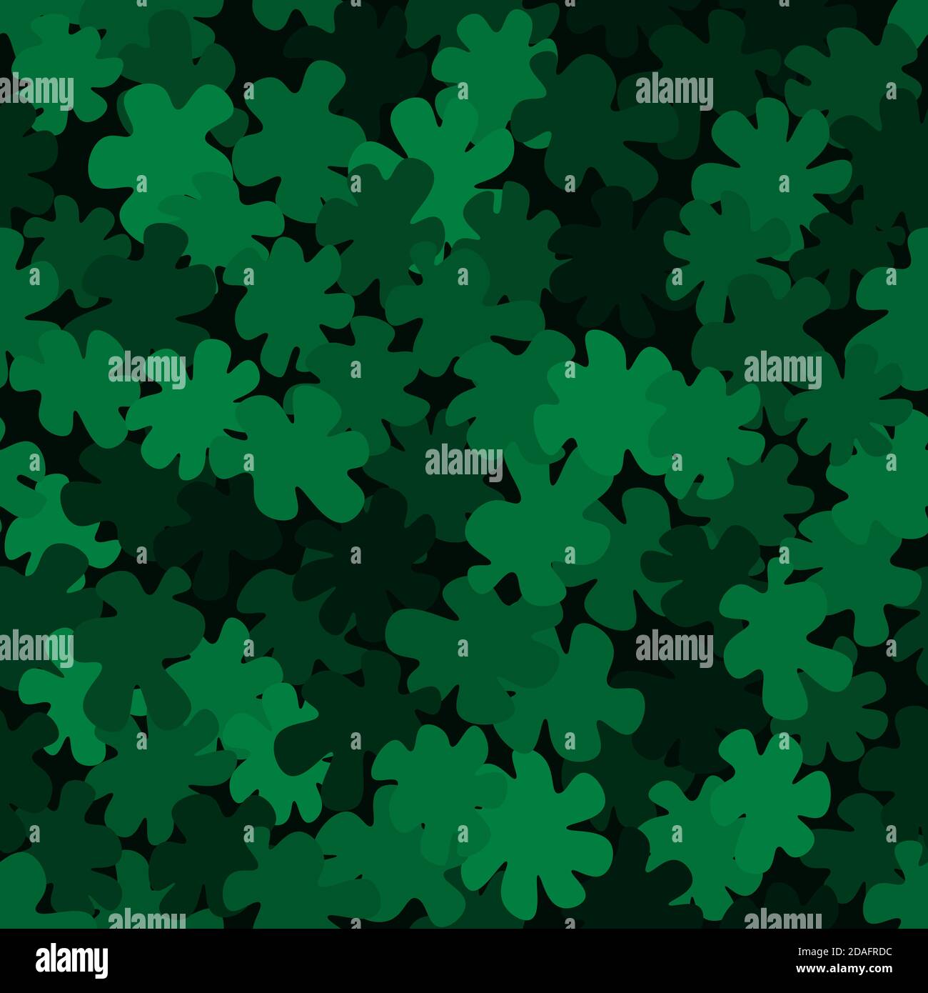Grün Camouflage Muster Hintergrund nahtlose Vektor-Illustration Stock Vektor
