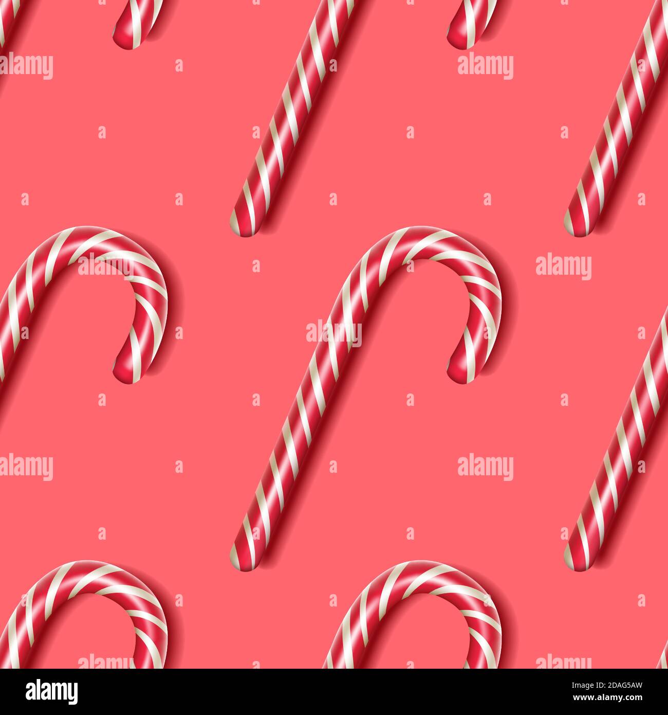 Candy-Stock-Muster rot Stock Vektor