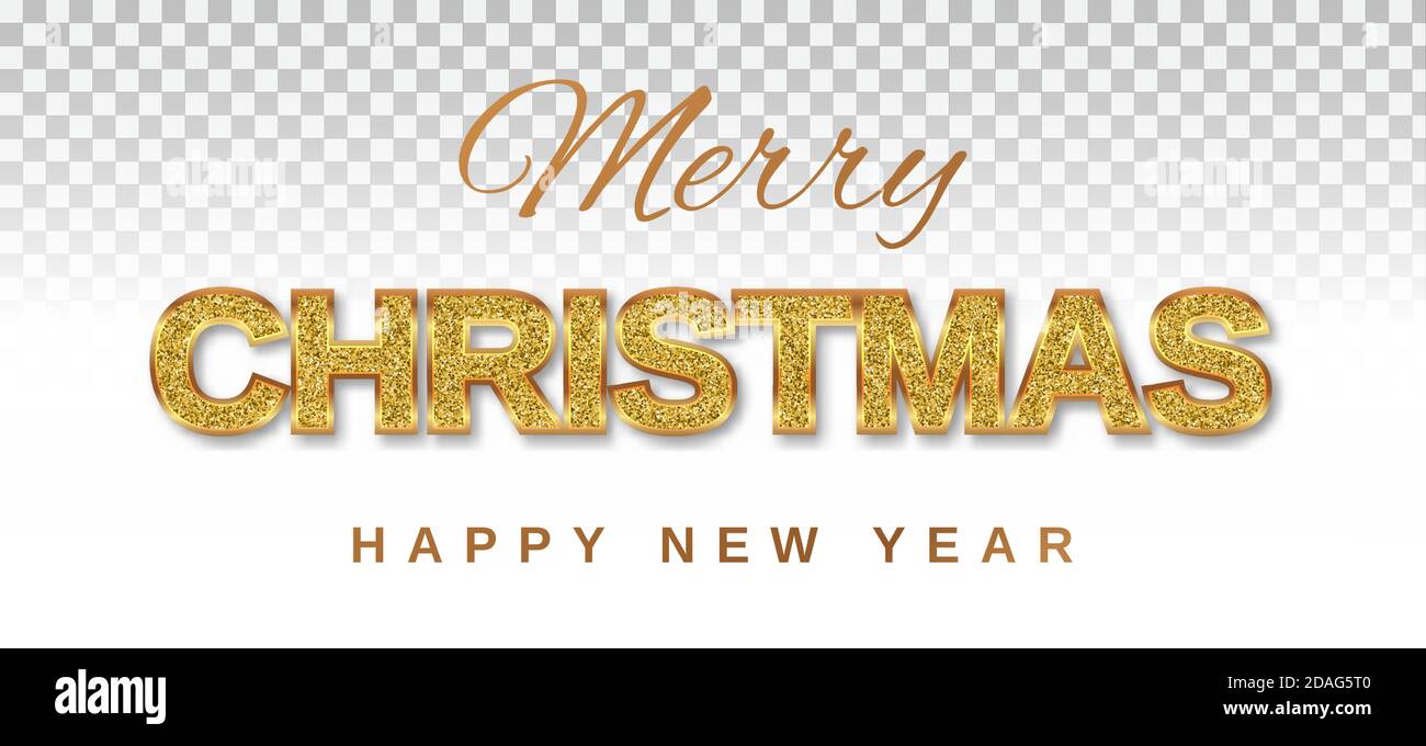 Frohe Weihnachten gold Stock Vektor