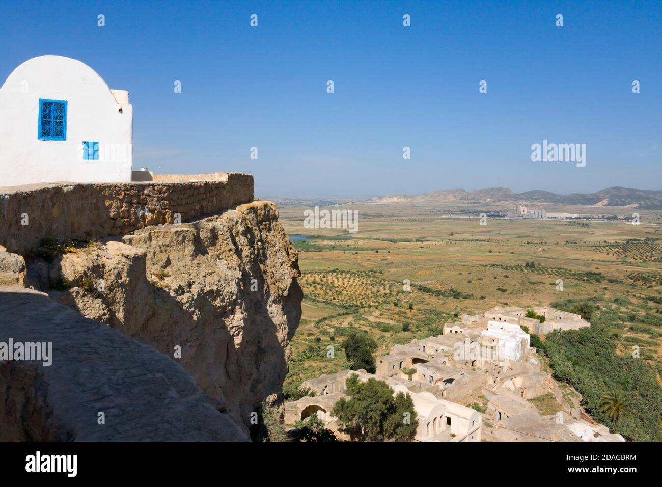 Befestigtes Dorf von Takruna, Tunesien Stockfoto