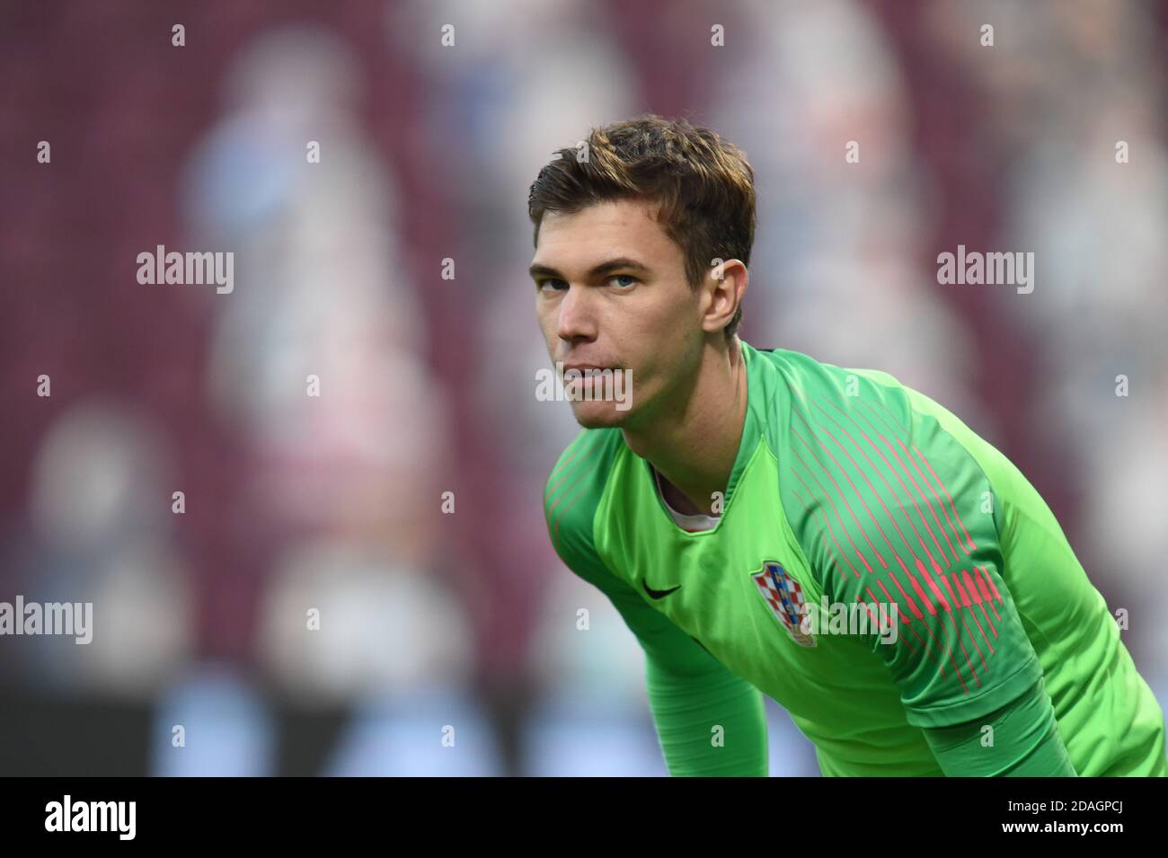 Tynecastle Park, Edinburgh, Schottland, Großbritannien. November 20. 21 UEFA U-21-Europameisterschaft Qualifikationsspionier. Schottland V Kroatien Pic Shows Adrian Semper (#1) Kroatien U-21 Torwart Credit: eric mccowat/Alamy Live News Stockfoto