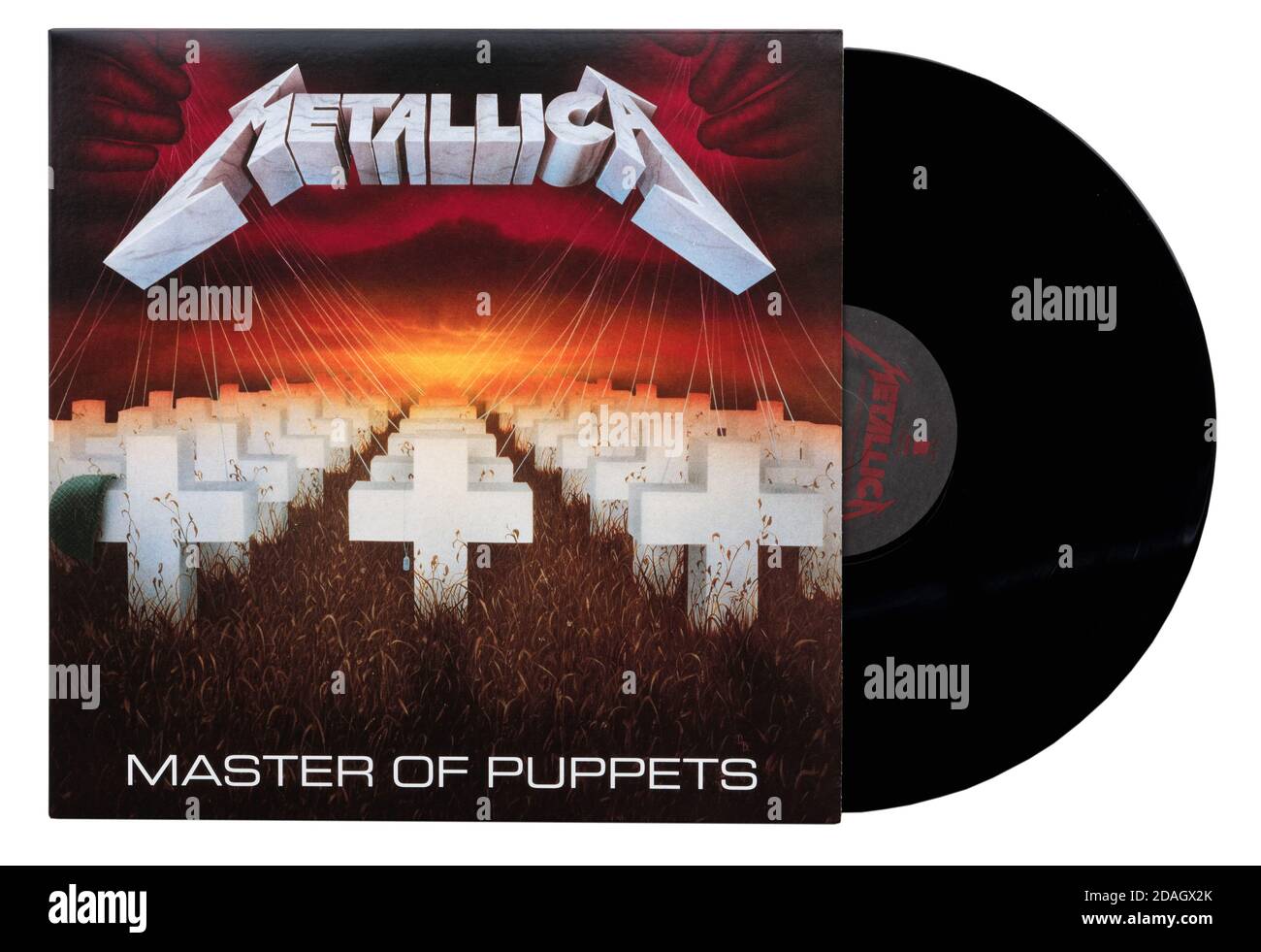 Master of Puppets Album von Metalllica Stockfoto
