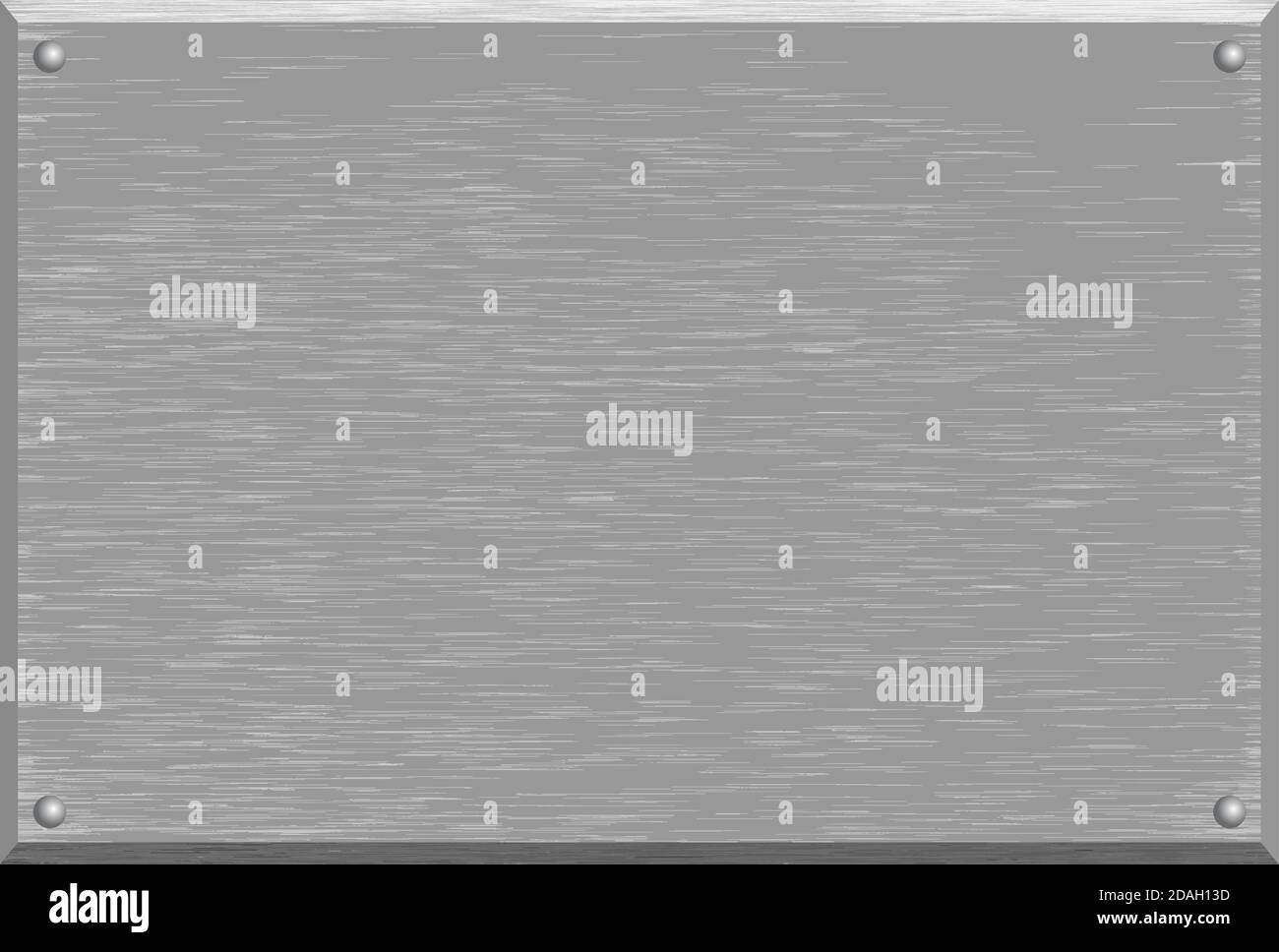 Vector Abbildung: Hintergrund Textur aus gebürstetem Silber, Stahl oder Aluminium Metall oberfläche Stock Vektor