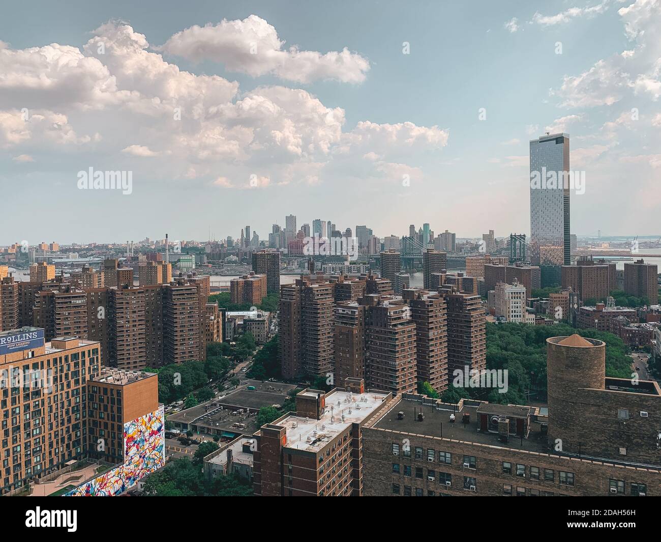 Blick auf die Lower East Side, in Manhattan, New York City Stockfoto