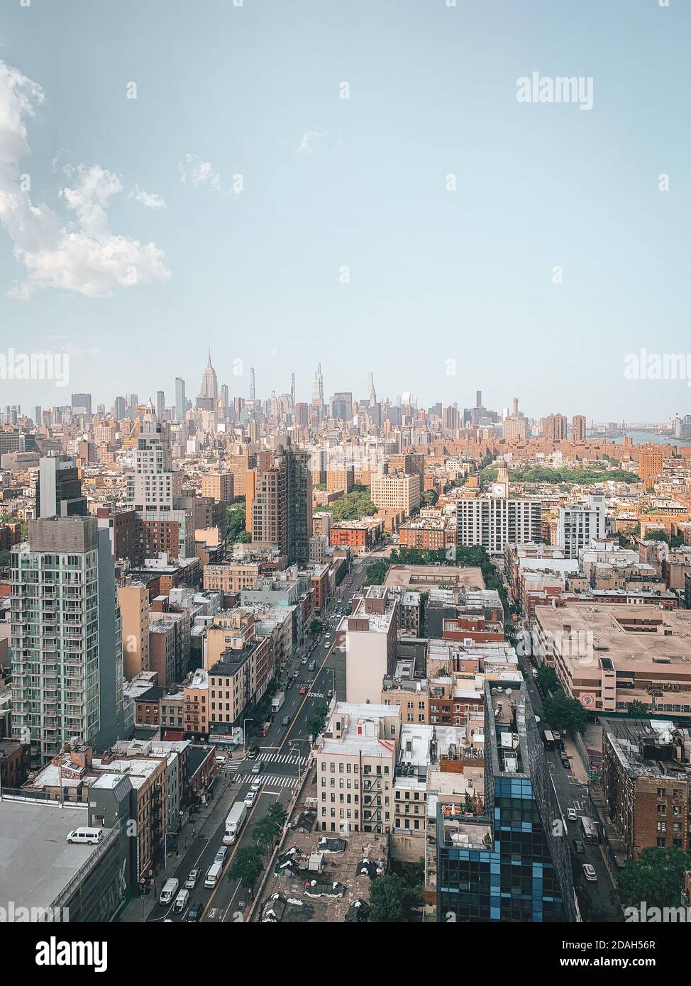 Blick auf die Lower East Side, in Manhattan, New York City Stockfoto