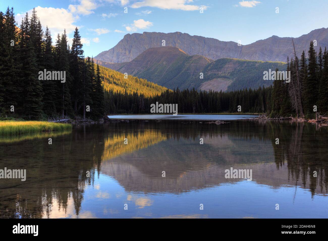 Elbow Lake Landschaft Stockfoto