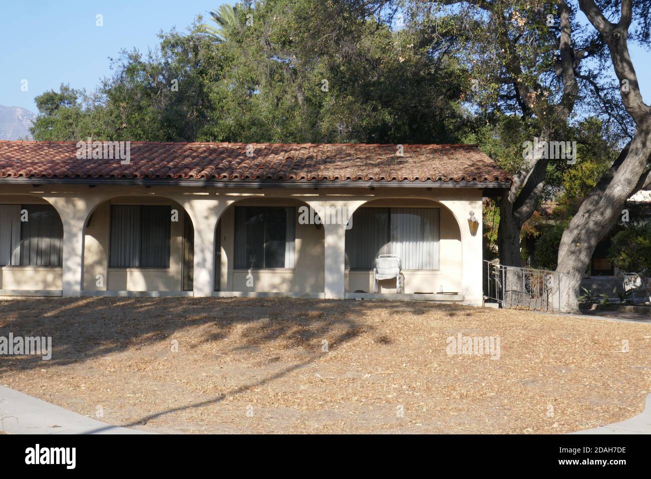 Glendale, Kalifornien, USA 12. November 2020 EINE allgemeine Sicht der Atmosphäre des Rockhaven Sanitariums, jetzt Rockhaven Sanitarium Historic District, wo Marilyn Monroes Mutter Gladys Pearl Eley Baker lebte von 1952 bis 1966, und Schauspielerin Billie Burke vom Zauberer von Oz lebte Stockfoto