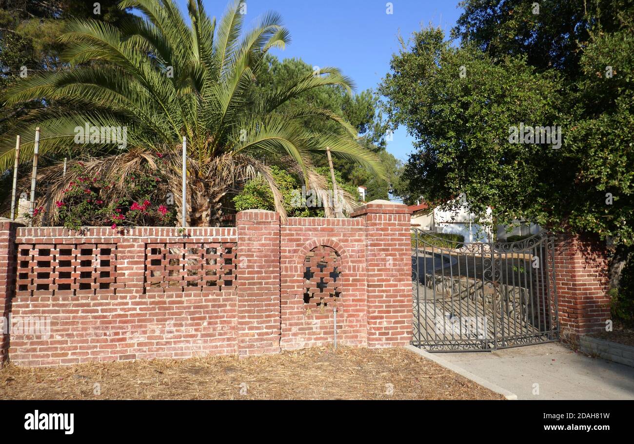 Glendale, Kalifornien, USA 12. November 2020 EINE allgemeine Sicht der Atmosphäre des Rockhaven Sanitariums, jetzt Rockhaven Sanitarium Historic District, wo Marilyn Monroes Mutter Gladys Pearl Eley Baker lebte von 1952 bis 1966, und Schauspielerin Billie Burke vom Zauberer von Oz lebte Stockfoto