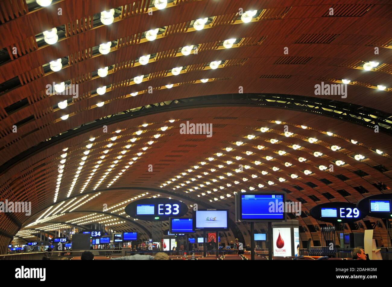 Internationaler Flughafen Roissy Charles-de-Gaulle, Paris, Frankreich Stockfoto