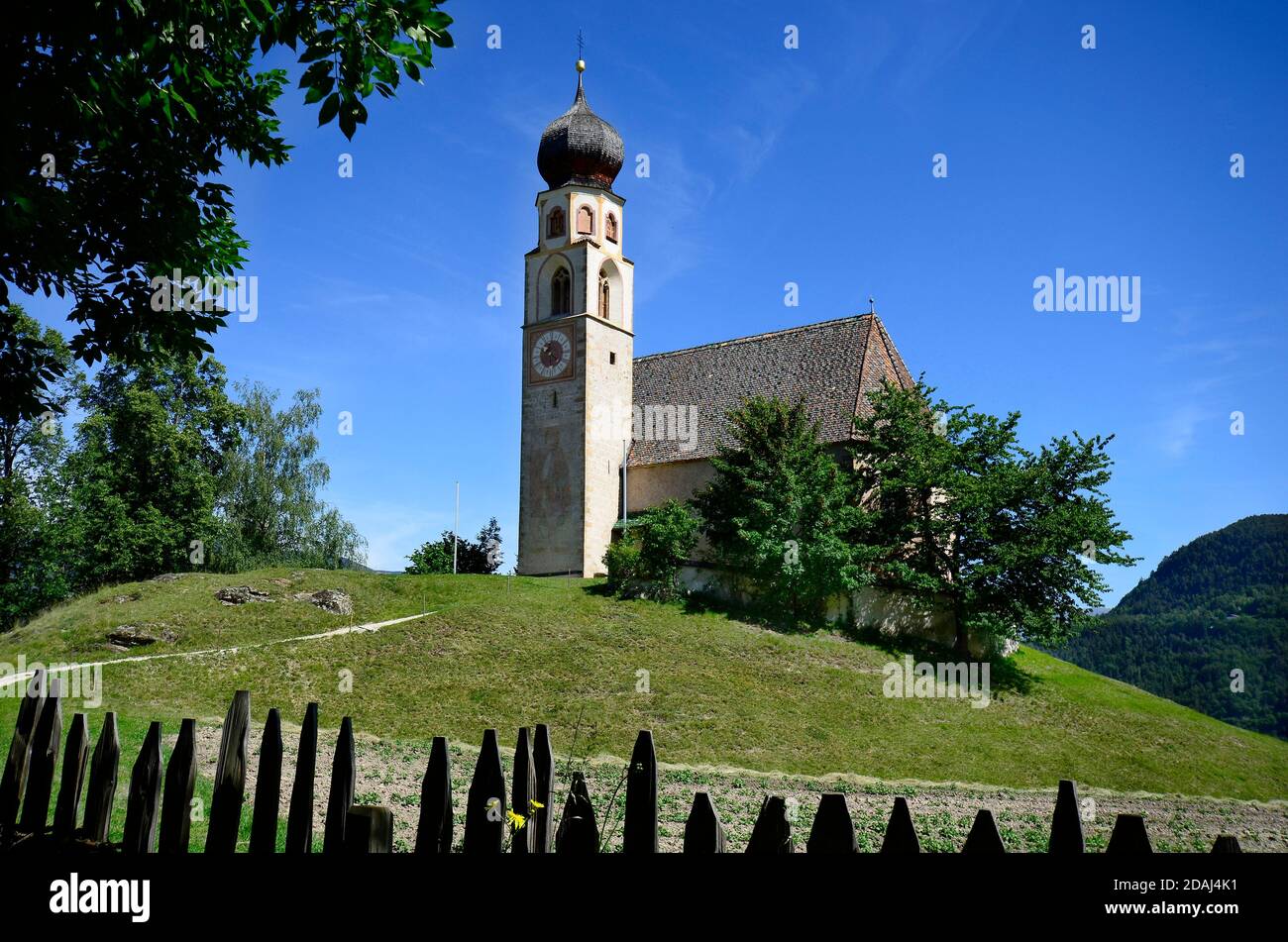 Italien, Südtirol, Kirche St. Constantin Stockfoto