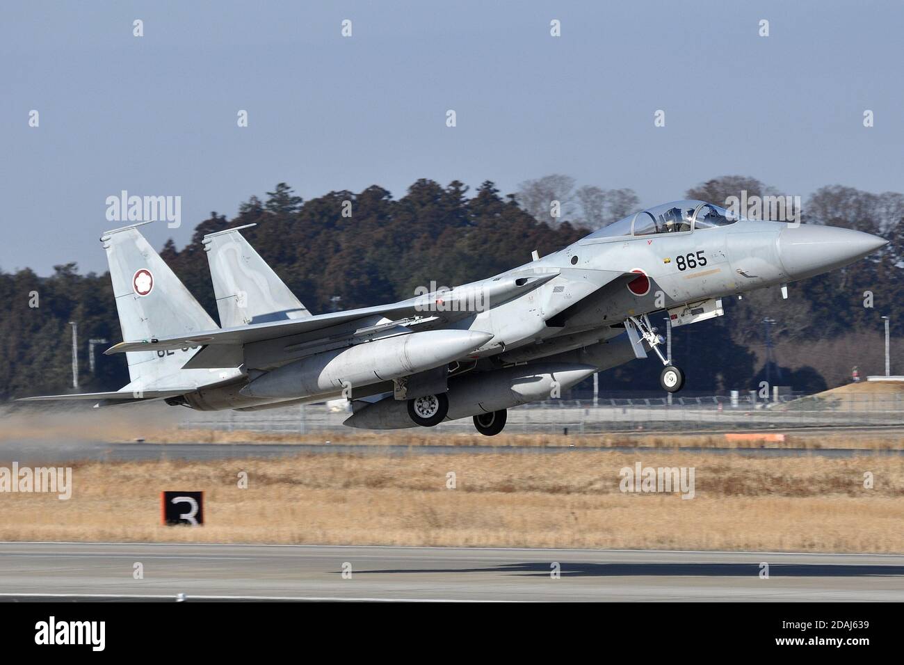 MCDONNELL-DOUGLAS F-15J ADLER DER 305 GESCHWADER JAPANISCHEN LUFT-SELBSTVERTEIDIGUNGSEINHEIT (JASDF). Stockfoto