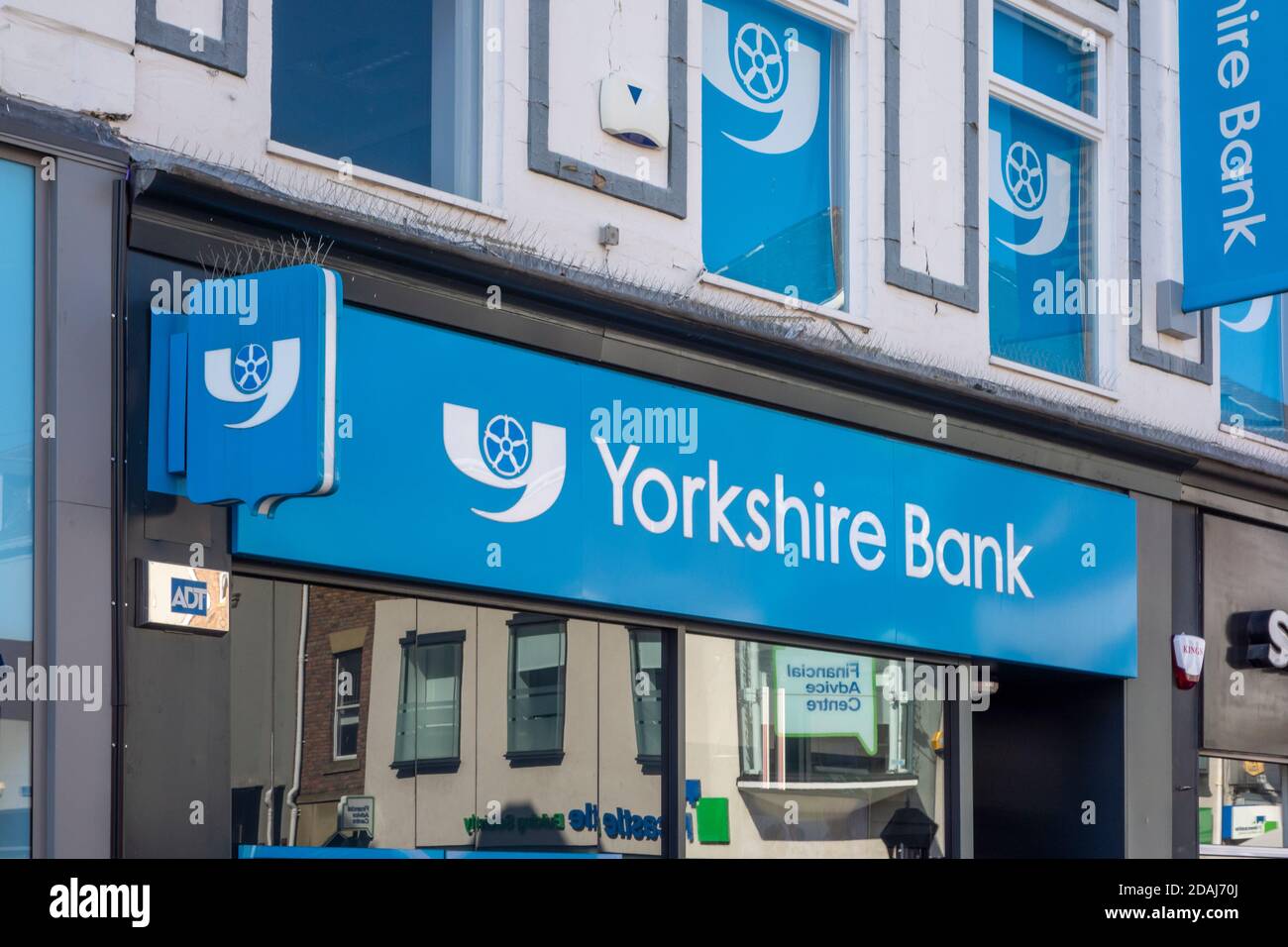 Niederlassung der Yorkshire Bank in Newcastle upon Tyne, Großbritannien Stockfoto