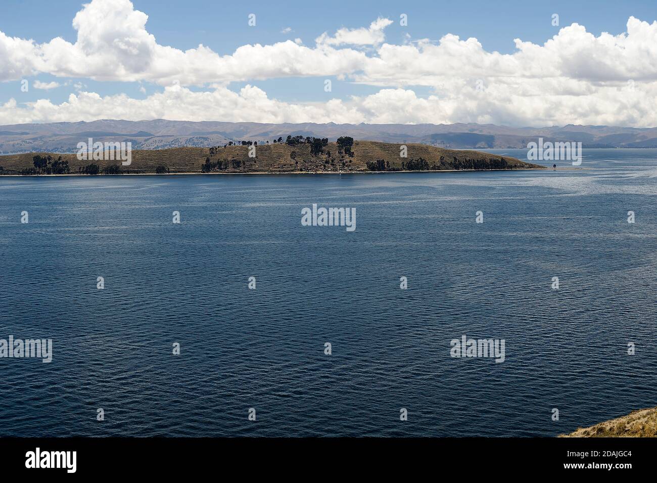 Isla de la Luna, Titicaca-See, Bolivien Stockfoto