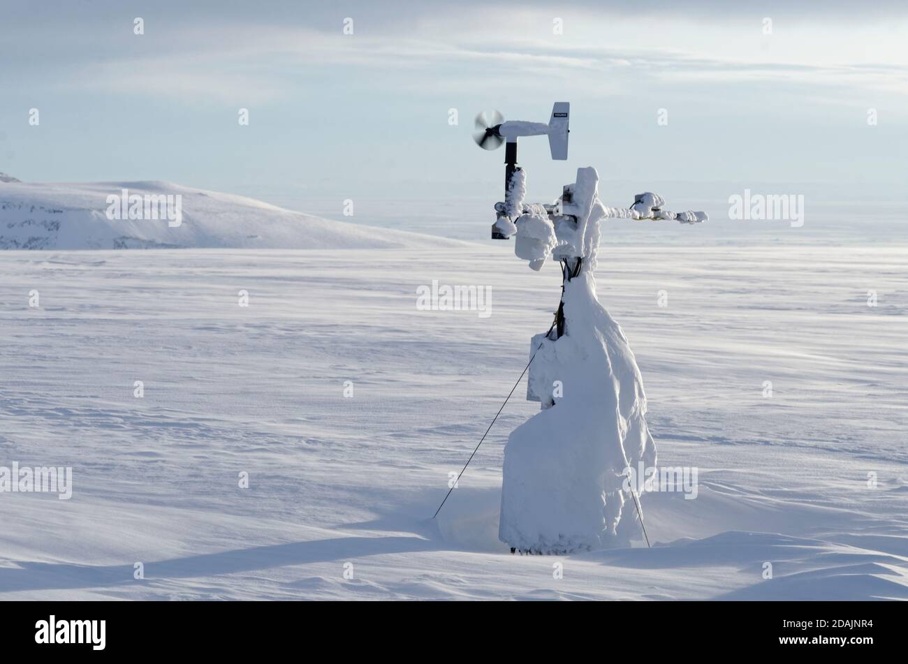 Arktische Klimastation Stockfoto