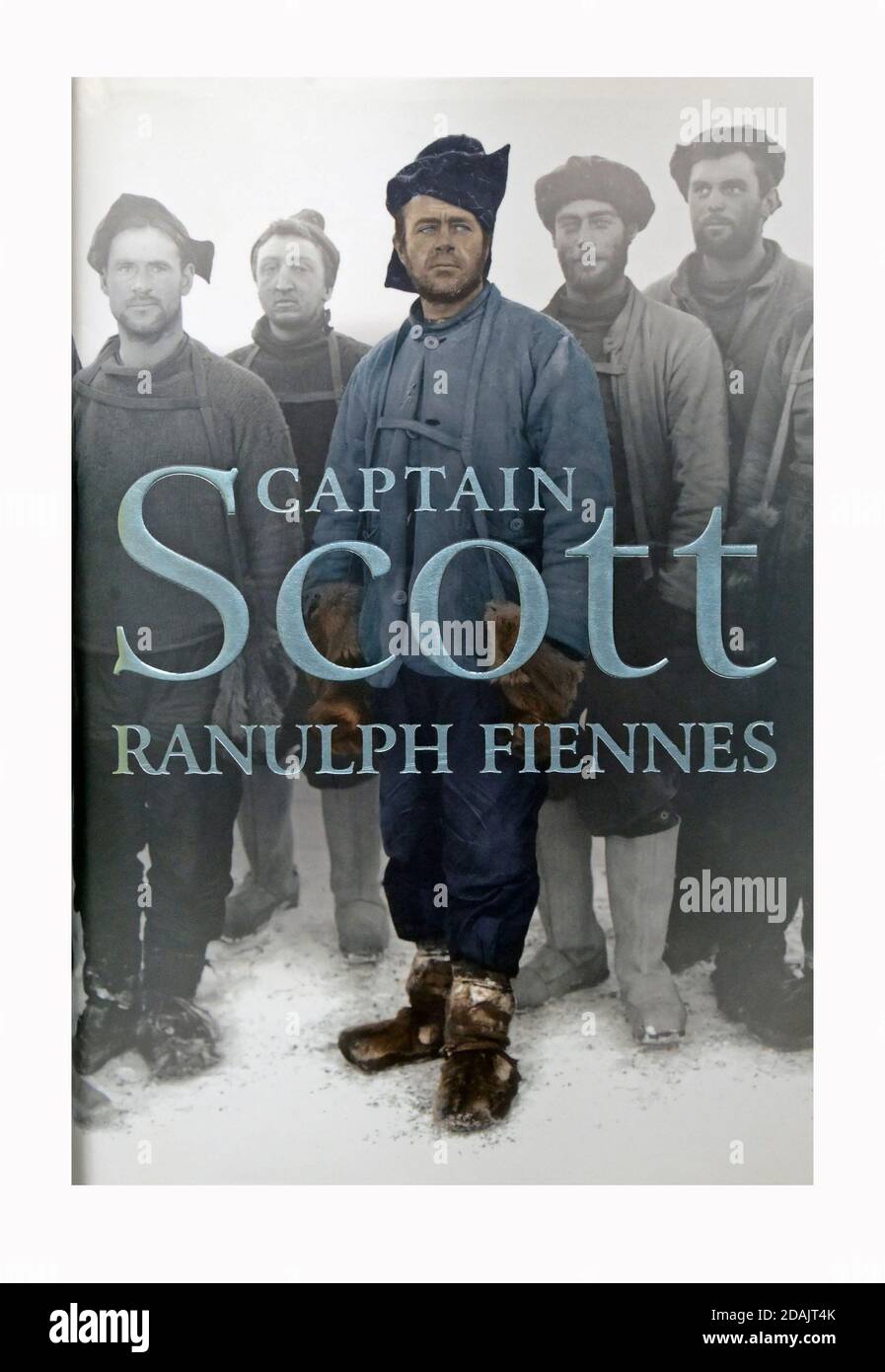 Buchcover 'Captain Scott' von Ranulph Fiennes. Stockfoto