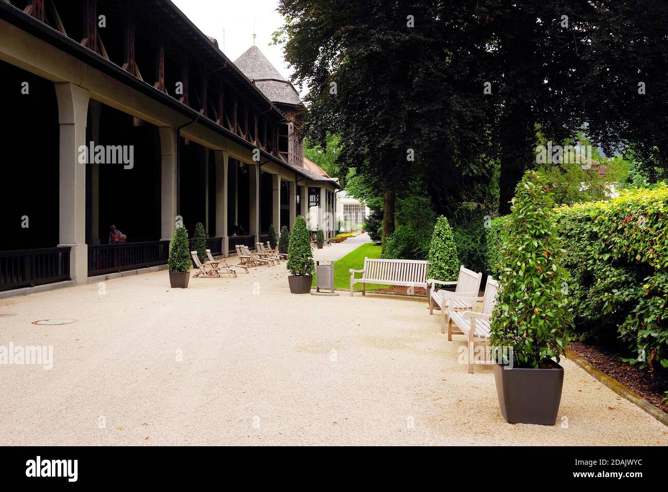 Royal Spa Garden Resort in Bad Reichenhall, Berchtesgadener Land, Deutschland Stockfoto