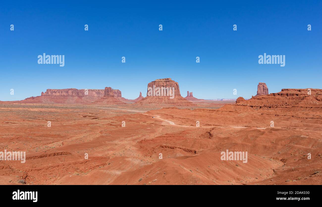 Blick vom John Ford Point im Monument Valley Stockfoto