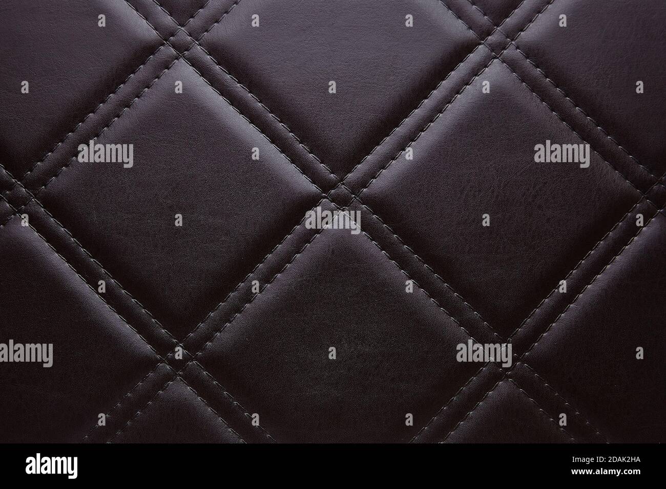 Leder Gitter braun Rhombus Textur Hintergrund für Dekor Stockfoto