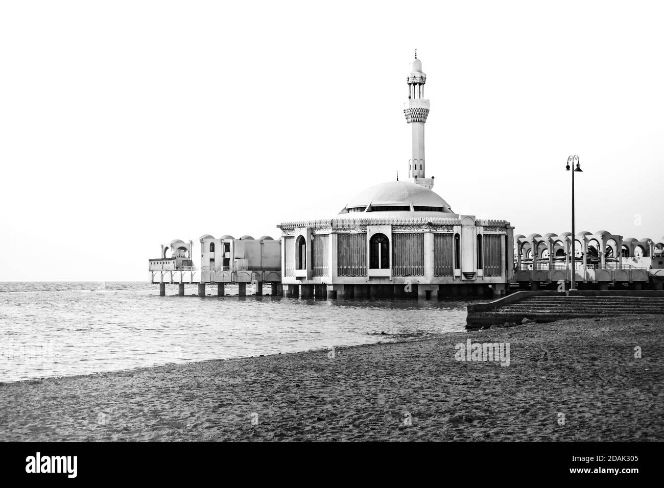 Stadtlandschaften berühmter Gebäude in Jeddah City Stockfoto