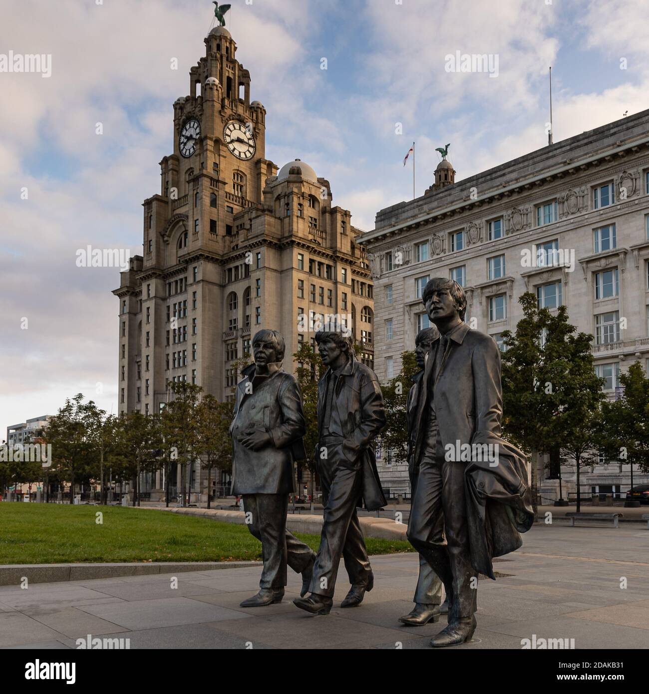 Berühmte Aussicht auf Liverpool Stockfoto