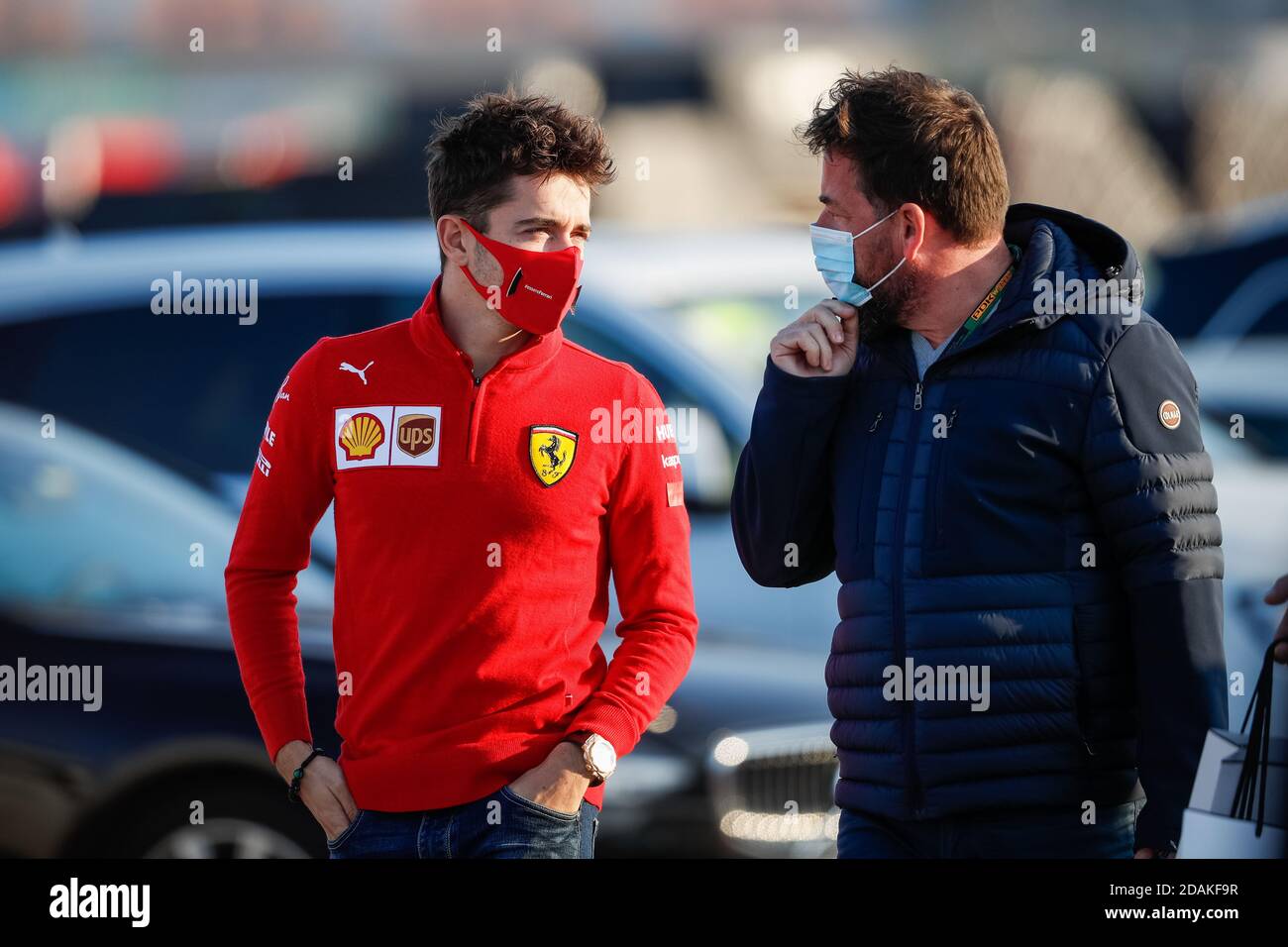 Tuzla, Türkei. November 2020. LECLERC Charles (mco), Scuderia Ferrari SF1000, Portrait während des Formel 1 DHL Turkish Grand Prix 2020, vom 13. Bis 15. November 2020 im Intercity Istanbul Park, in Tuzla, bei Istanbul, Türkei - Foto Antonin Vincent / DPPI / LM Credit: Gruppo Editoriale LiveMedia/Alamy Live News Stockfoto