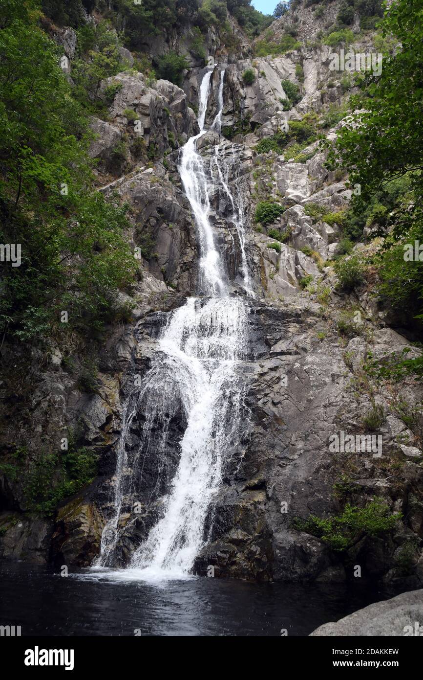 Bivongi RC - Fiumara Stilaro , vallone Folea - Cascata del Marmarico Kredit : Giuseppe Andidero Stockfoto