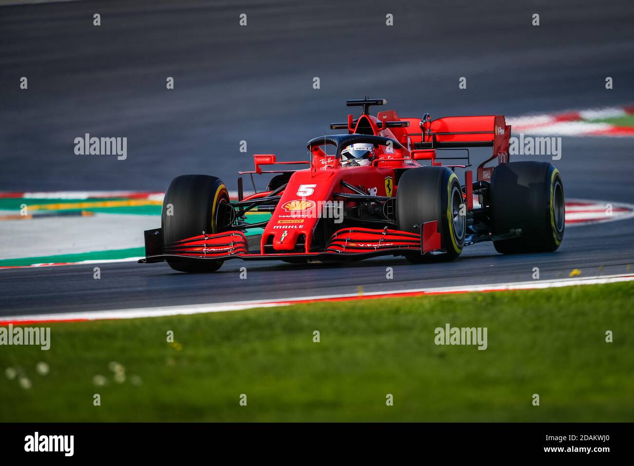 Tuzla, Türkei. November 2020. 05 VETTEL Sebastian (ger), Scuderia Ferrari SF1000, Aktion während des Formel 1 DHL Turkish Grand Prix 2020, vom 13. Bis 15. November 2020 im Intercity Istanbul Park, in Tuzla, bei Istanbul, Türkei - Foto Antonin Vincent / DPPI / LM Credit: Gruppo Editoriale LiveMedia/Alamy Live News Stockfoto