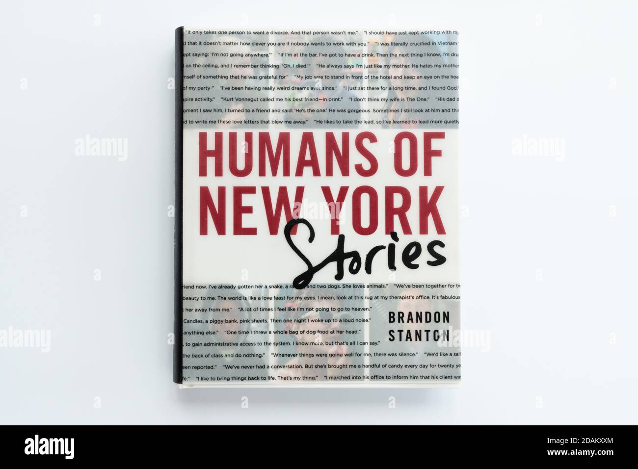 Menschen von New York Geschichten Buch, Brandon Stanton Stockfoto