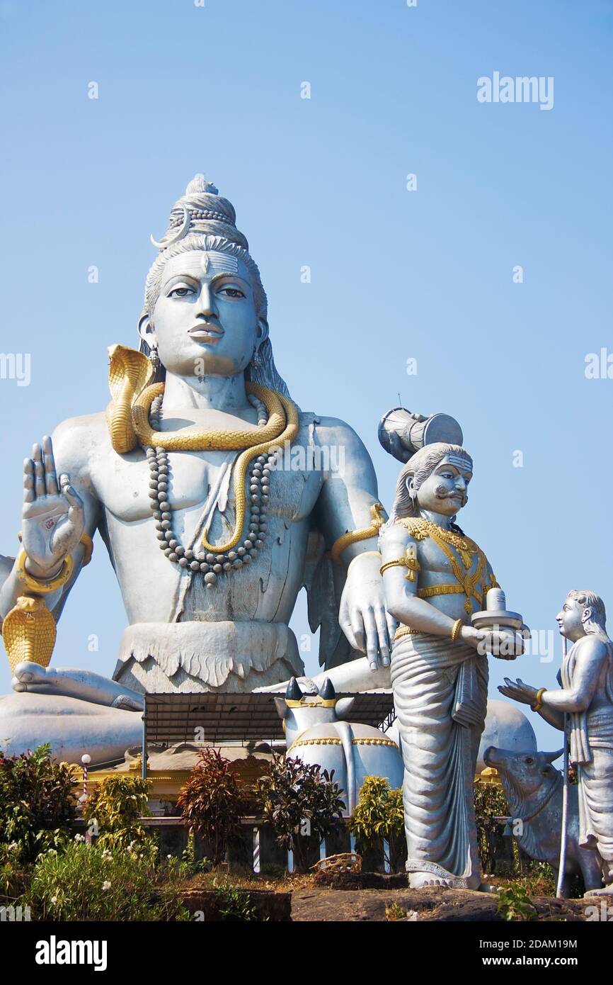 Herr Shiva Statue in Murudeshwar. Karnataka, Indien Stockfotografie Alamy