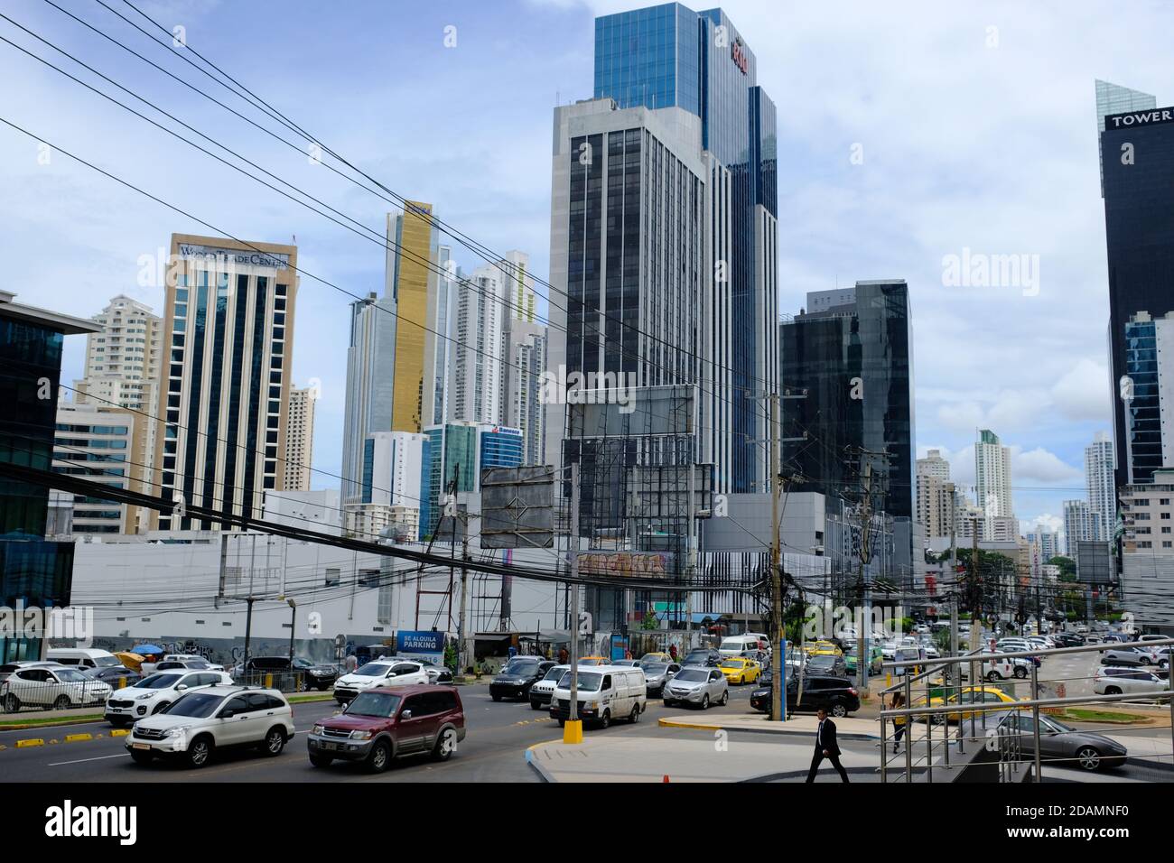 Panama City - City Skyline in Panama Downtown Stockfoto