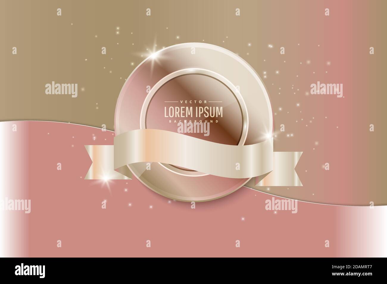 Luxus-Label glänzend background.Paper Art style.for Luxus-Banner, Dekoration, Feier, Holiday.Vector Illustration.EPS10 Stock Vektor